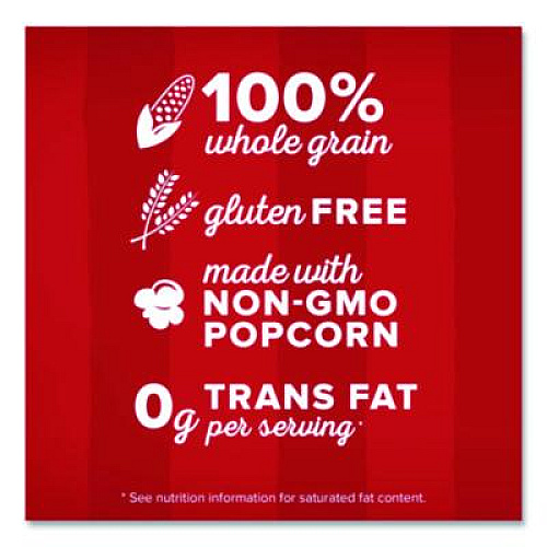 Orville Redenbacher's Gourmet Microwave Popcorn, Butter, 3.29 oz Bag, 36/Carton (GOV48060)