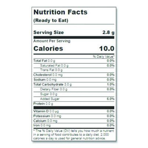 Caf Delight Pure Sugar, 0.1 oz Packet, 100/Box (23310)