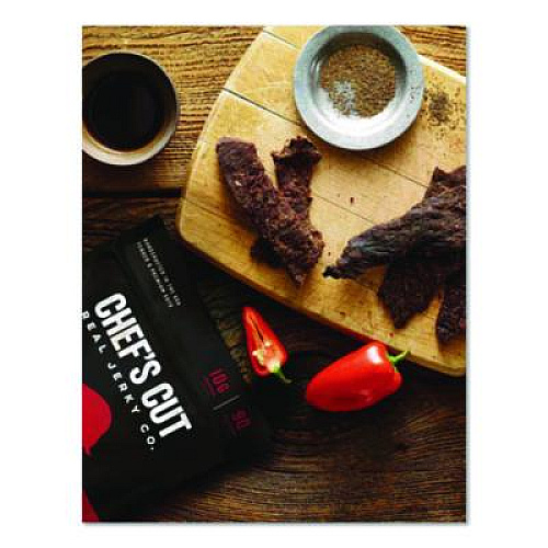 Chef's Cut Real Steak Jerky, Original Recipe, 2.5 oz Bag (CCR00500)
