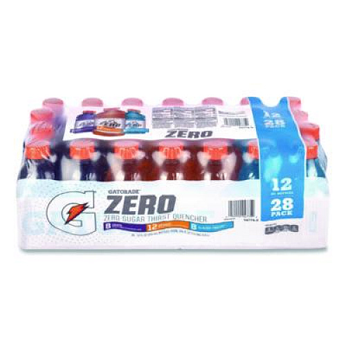 Gatorade Zero Variety Pack, Assorted Flavors, 12 oz Bottle, 28/Carton (22002527)