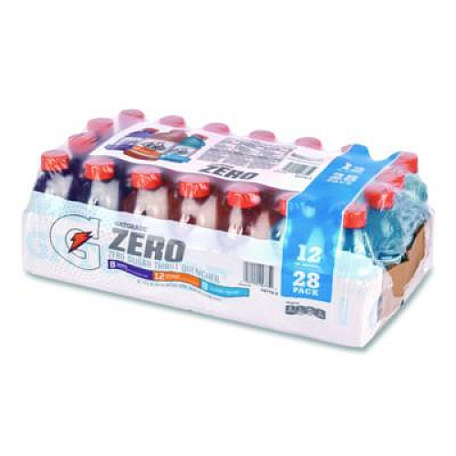 Gatorade Zero Variety Pack, Assorted Flavors, 12 oz Bottle, 28/Carton (22002527)