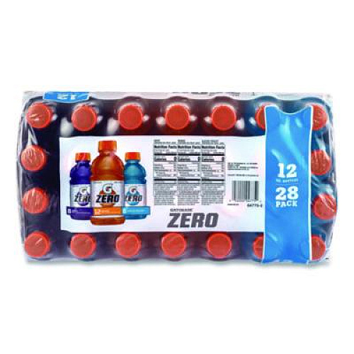 Gatorade Zero Variety Pack, Assorted Flavors, 12 oz Bottle, 28/Carton (22002527)