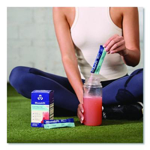 Blueshift Electrolyte Lemon Raspberry Drink Mix, 0.24 oz Packets, 10/Pack, 2 Packs/Carton (60004165)
