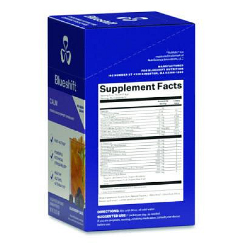 Blueshift Calm Blackberry Sage Drink Mix, 0.23 oz Packets, 10/Pack, 2 Packs/Carton (60004168)