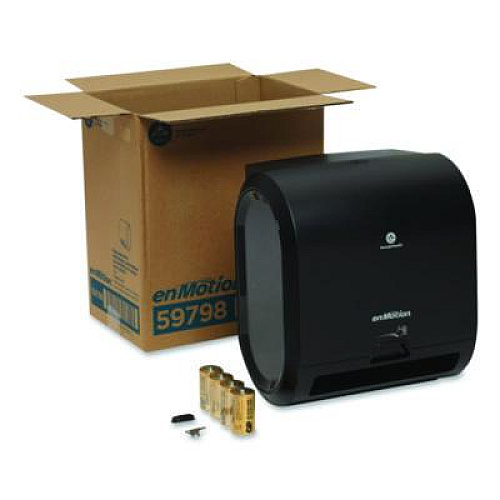 Georgia Pacific Professional enMotion Flex Automated Touchless Roll Towel Dispenser, 11.75 x 7.83 x 13.28, Black (59798)