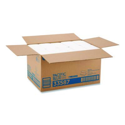 Georgia Pacific Professional Pacific Blue Ultra Folded Recycled Paper Towels, 1-Ply, 10.2 x 10.8, White, 220/Pack, 10 Packs/Carton (33587)