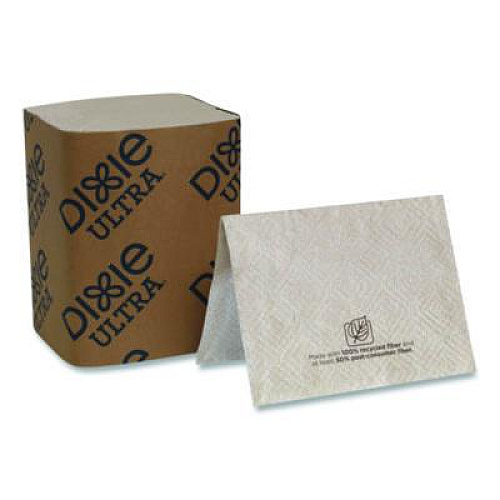 Dixie Interfold Napkin Refills 2-Ply, 6.5 x 9.78, White, 6,000/Carton (32006)