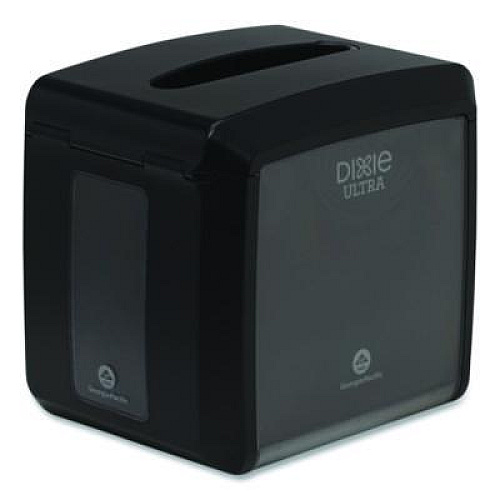 Dixie Tabletop Napkin Dispenser, 7.6 x 6.1 x 7.2, Black (54527A)