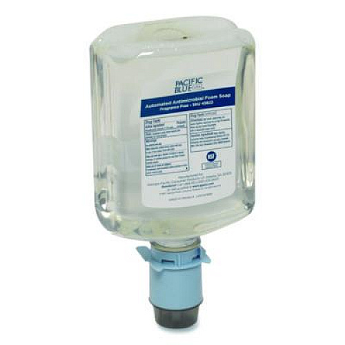 Georgia Pacific Professional Pacific Blue Ultra Automated Foam Soap Refill, Antimicrobial, E2 Rated, Fragrance-Free, 1,200 mL, 3/Carton (43822)