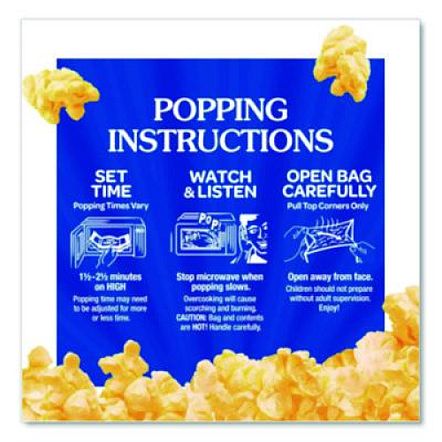 Act II Microwave Popcorn, Butter, 2.75 oz Bag, 36/Carton (GOV23223)