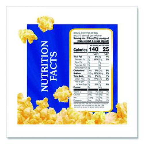 Act II Microwave Popcorn, Butter, 2.75 oz Bag, 36/Carton (GOV23223)