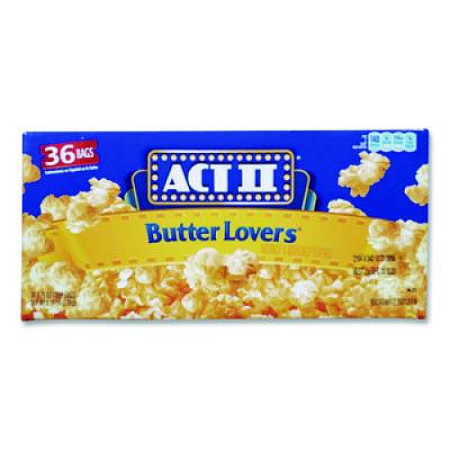 Act II Microwave Popcorn, Butter, 2.75 oz Bag, 36/Carton (GOV23223)