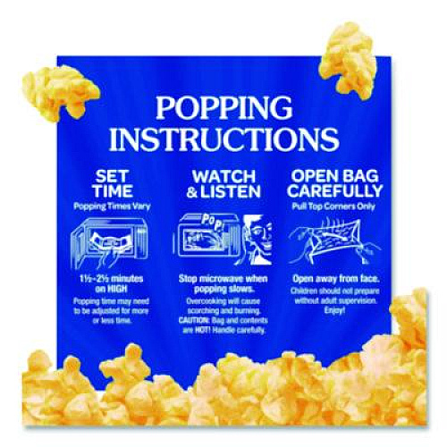Act II Microwave Popcorn, Light Butter, 2.75 oz Bag, 36/Carton (GOV23243)