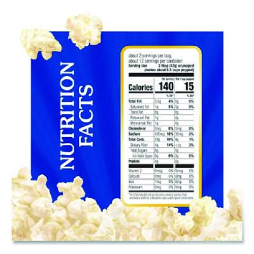 Act II Microwave Popcorn, Light Butter, 2.75 oz Bag, 36/Carton (GOV23243)