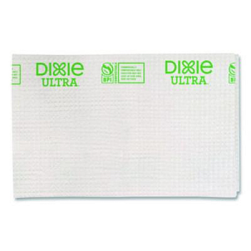 Dixie Dine-A-Cloth FLAX Foodservice Wipers, 1-Ply, 12.75 x 21, White, 144/Box (29662)