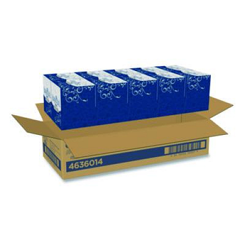Angel Soft ps Ultra Facial Tissue, 2-Ply, White, 96 Sheets/Box, 10 Boxes/Carton (4636014)