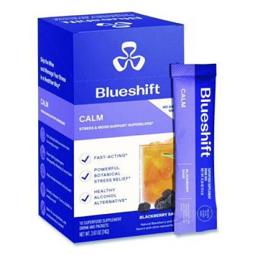 Blueshift Variety Pack Drink Mix, Assorted Flavors, Individual Packets, 10/Pack. 4 Packs/Carton (60004169)