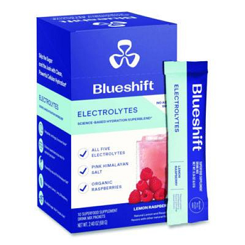 Blueshift Variety Pack Drink Mix, Assorted Flavors, Individual Packets, 10/Pack. 4 Packs/Carton (60004169)