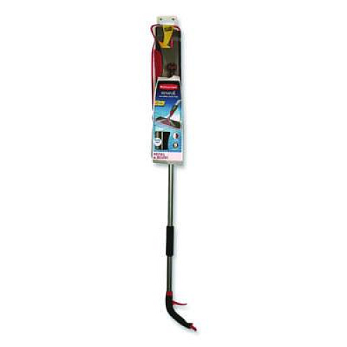Rubbermaid Commercial Reveal Microfiber Spray Mop Kit, Microfiber Head, 54.5" Silver/Black Handle (1M15GRYRD)