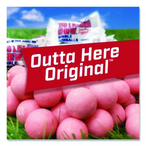 Big League Chew Bubble Gum Balls, Outta' Here Original, 80 Balls/Tub (FGM66056)