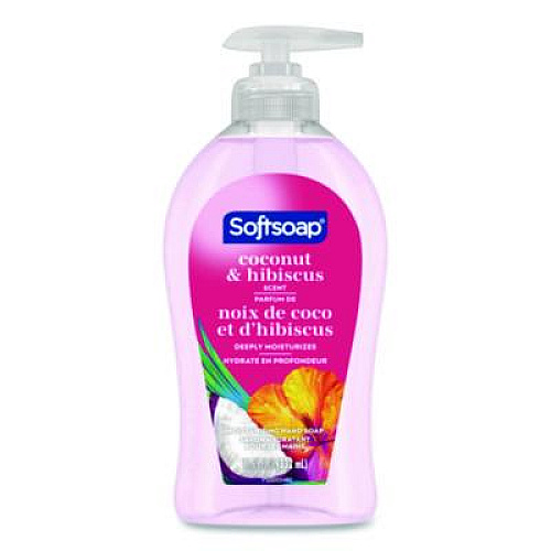 Softsoap Liquid Hand Soap Pumps, Coconut and Hibiscus Scent, 11.25 oz, 6/Carton (US07157ACT)