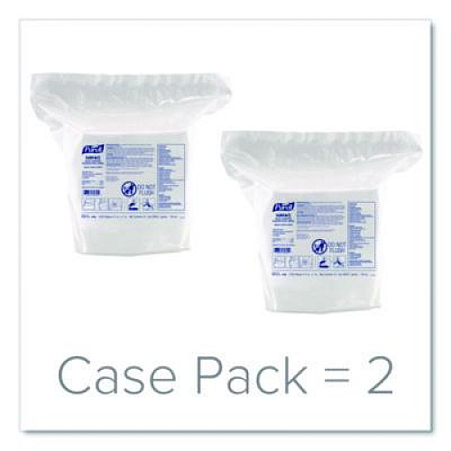 PURELL Surface Multi-Purpose Disinfecting Wipes, 1-Ply, 5 x 7, Fresh Citrus, White, 2/Carton (910302CT)