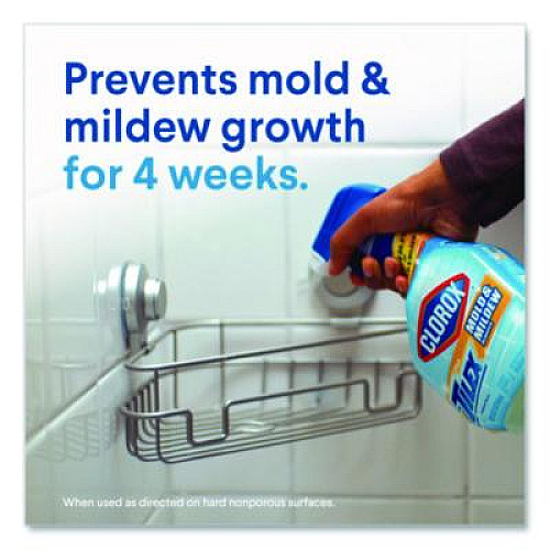Clorox Mold and Mildew Remover with Bleach, Unscented, 32 oz Spray Bottle, 9/Carton (01234)