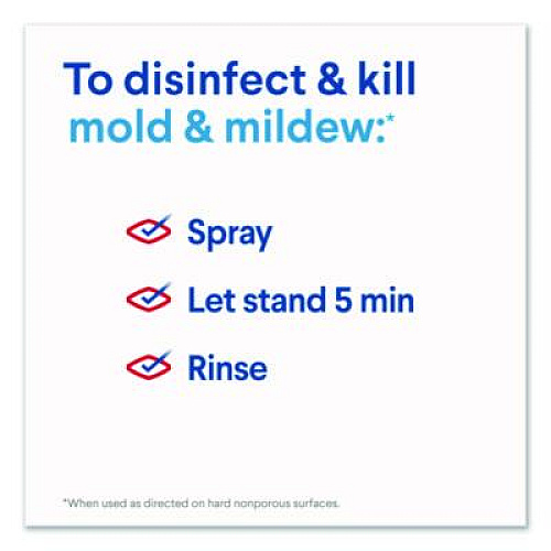 Clorox Mold and Mildew Remover with Bleach, Unscented, 32 oz Spray Bottle, 9/Carton (01234)