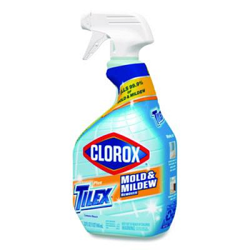 Clorox Mold and Mildew Remover with Bleach, Unscented, 32 oz Spray Bottle, 9/Carton (01234)
