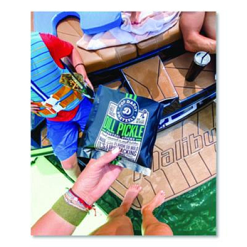 Pop Daddy Dill Pickle Pretzel Sticks, 3 oz Bag, 15/Carton (00561)