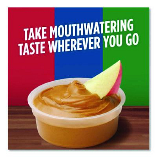 Jif To Go Spreads, Natural Creamy Peanut Butter, 1.5 oz Cup, 8/Box (24307)