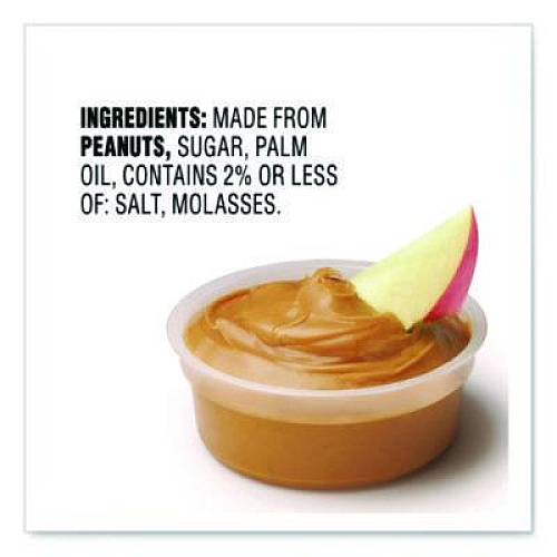 Jif To Go Spreads, Natural Creamy Peanut Butter, 1.5 oz Cup, 8/Box (24307)