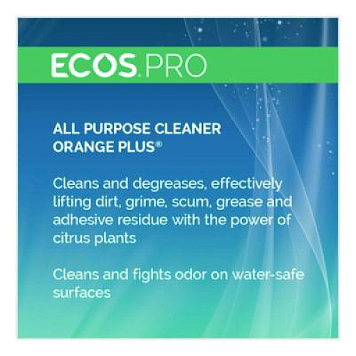 ECOS PRO Orange Plus All-Purpose Cleaner and Degreaser, Citrus Scent, 32 oz Spray Bottle (PL97066)