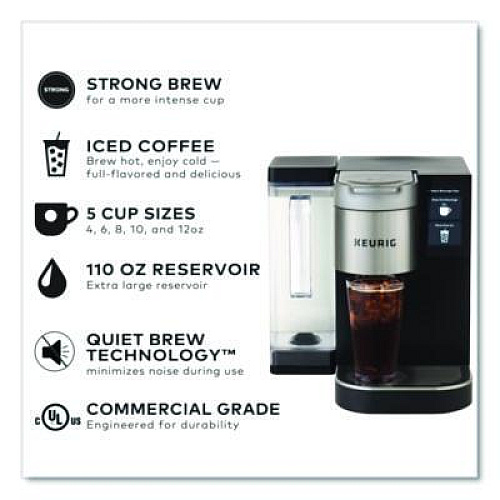 Keurig K2550 Brewing System with Reservoir, Black /Silver (0306)