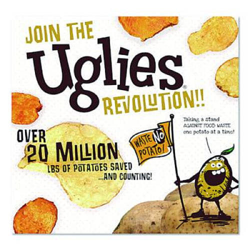 Uglies Kettle Potato Chips, Buffalo Ranch, 2 oz Bags, 24/Carton (DFN26181)