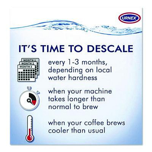 Urnex Coffee Machine Descaling Liquid, 14 oz Bottle (UBI70840)