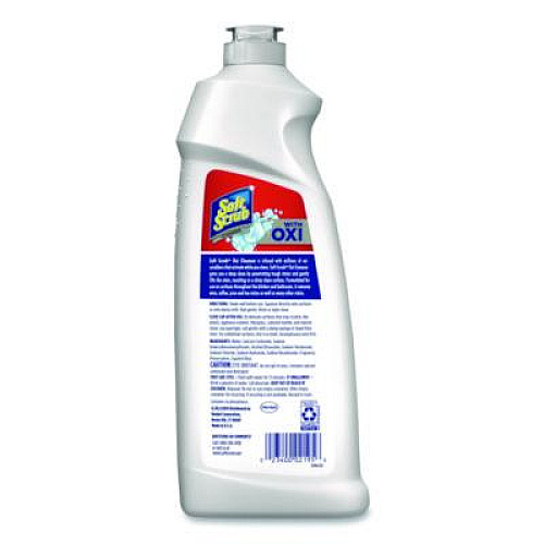 Soft Scrub Oxi Cleanser, Clean Scent, 24 oz Bottle, 8/Carton (07226)
