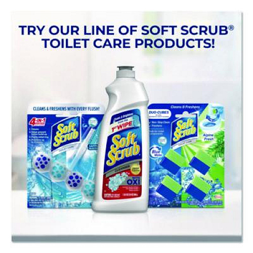Soft Scrub Oxi Cleanser, Clean Scent, 24 oz Bottle, 8/Carton (07226)