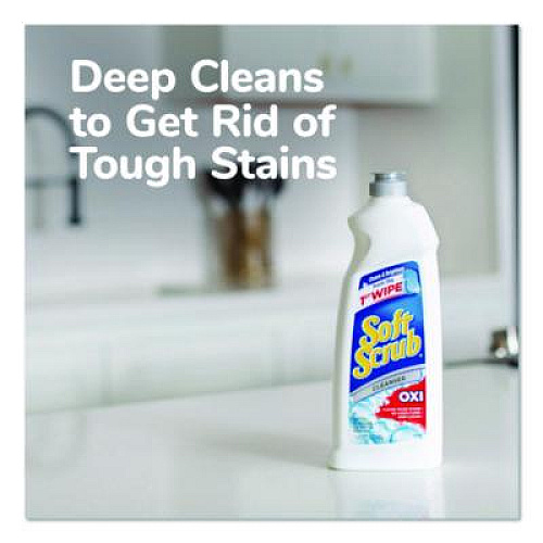 Soft Scrub Oxi Cleanser, Clean Scent, 24 oz Bottle, 8/Carton (07226)