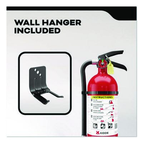 Kidde Pro-5MP Series Fire Extinguisher, with Bracket/Metal Strap, 3-A:40-B:C (21032143)
