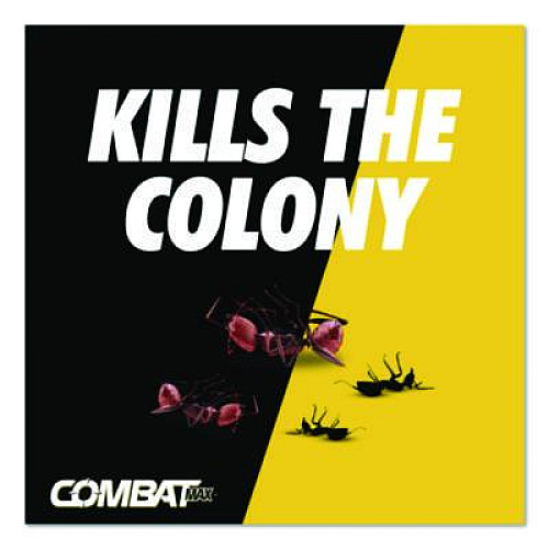 Combat Max 2-in-1 Ant Bait, 4/Pack, 8 Packs/Carton (07172)