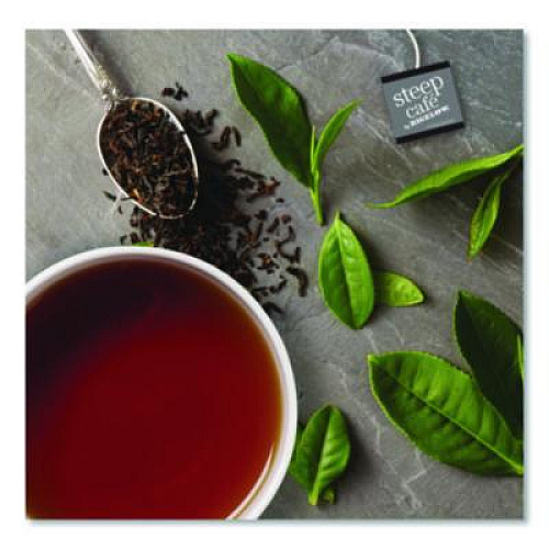 Bigelow steep Cafe Organic Black Tea, English Breakfast, 50 Bags/Carton (RCB19971)