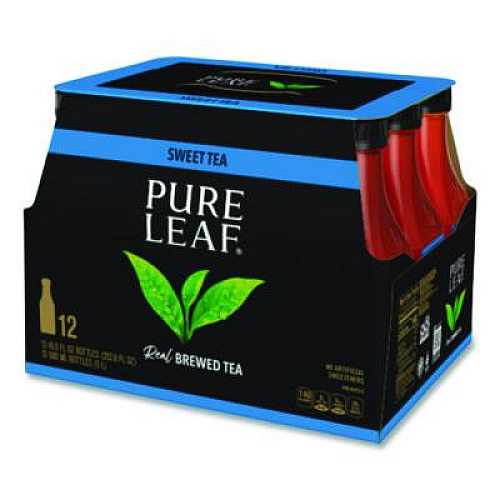 Pure Leaf Iced Tea, Sweet Tea, 18.5 oz, 12/Carton (134071)