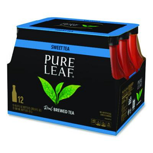 Pure Leaf Iced Tea, Sweet Tea, 18.5 oz, 12/Carton (134071)