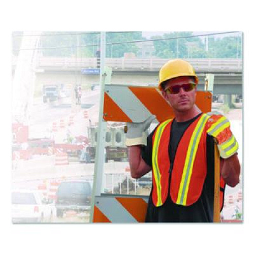 PIP Hook and Loop Safety Vest, One Size Fits Most, Hi-Viz Orange with Yellow Prismatic Tape (300EVORPOR)