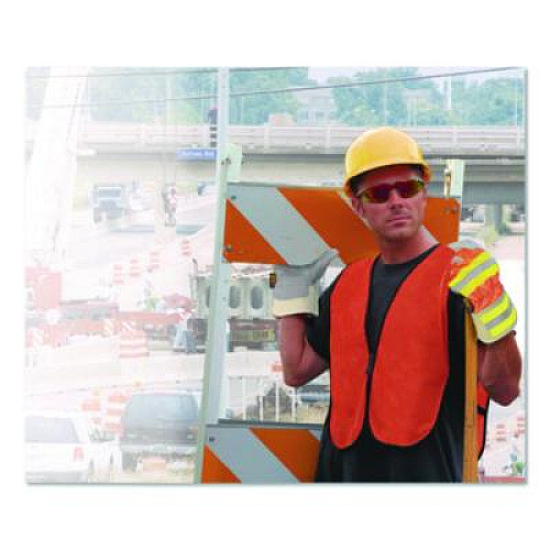 PIP Hook and Loop Safety Vest, One Size Fits Most, Hi-Viz Orange (3000800OR)