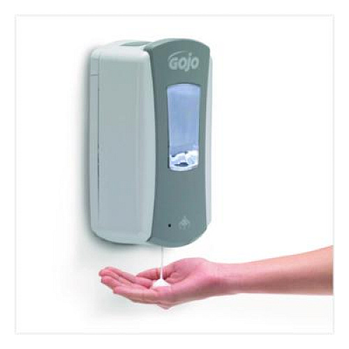 GOJO LTX-12 Touch-Free Dispenser, 1,200 mL, 5.25 x 3.33 x 10.5, Gray/White (198404)