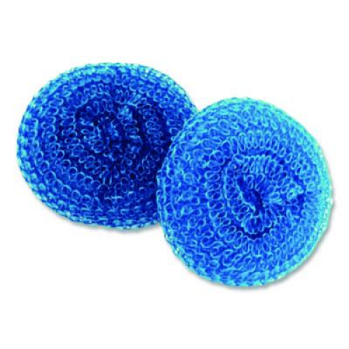 Dawn Poly Mesh Scrubbers, Blue, 3/Pack (437775)