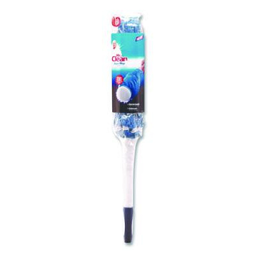 Mr. Clean SuperMop with Magic Eraser Mop Refill, Cotton, Blue (446997)