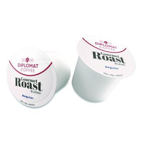 Diplomat Coffee Gourmet DC-Cup, 10 g, 96/Carton (CDCCUPGR9610)